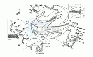 Daytona 1000 RS RS drawing Front mudguard