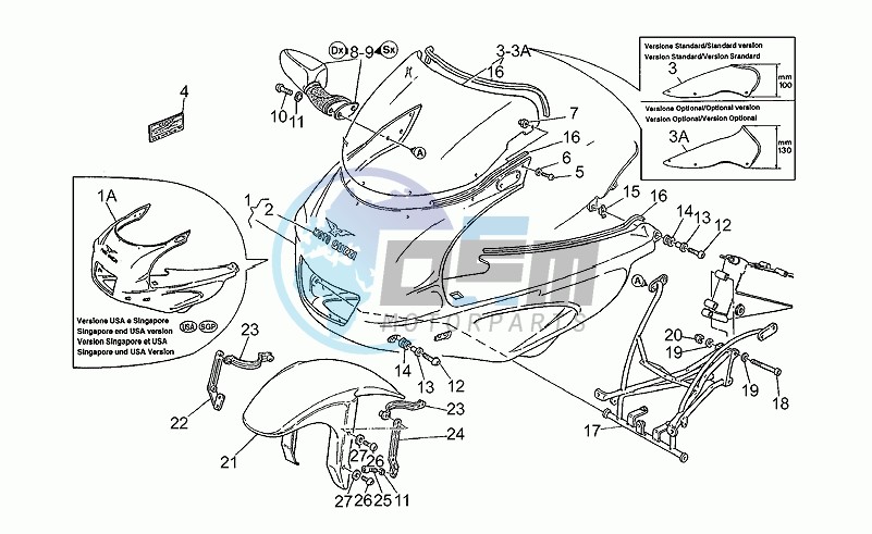 Front mudguard