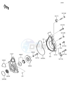 VULCAN S ABS EN650DHF XX (EU ME A(FRICA) drawing Water Pump