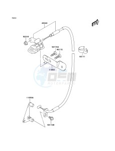 KFX400 KSF400A6F EU drawing Reverse Lock