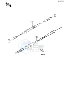 KX 125 D [KX125] (D1) [KX125] drawing CABLES