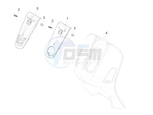 GTV 300 4T 4V ie Touring (NAFTA, APAC) (CN, USA) drawing Front shield