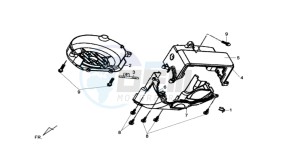 CROX 50 drawing FLYWHEEL COVER