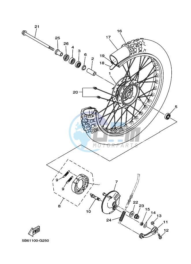 FRONT WHEEL