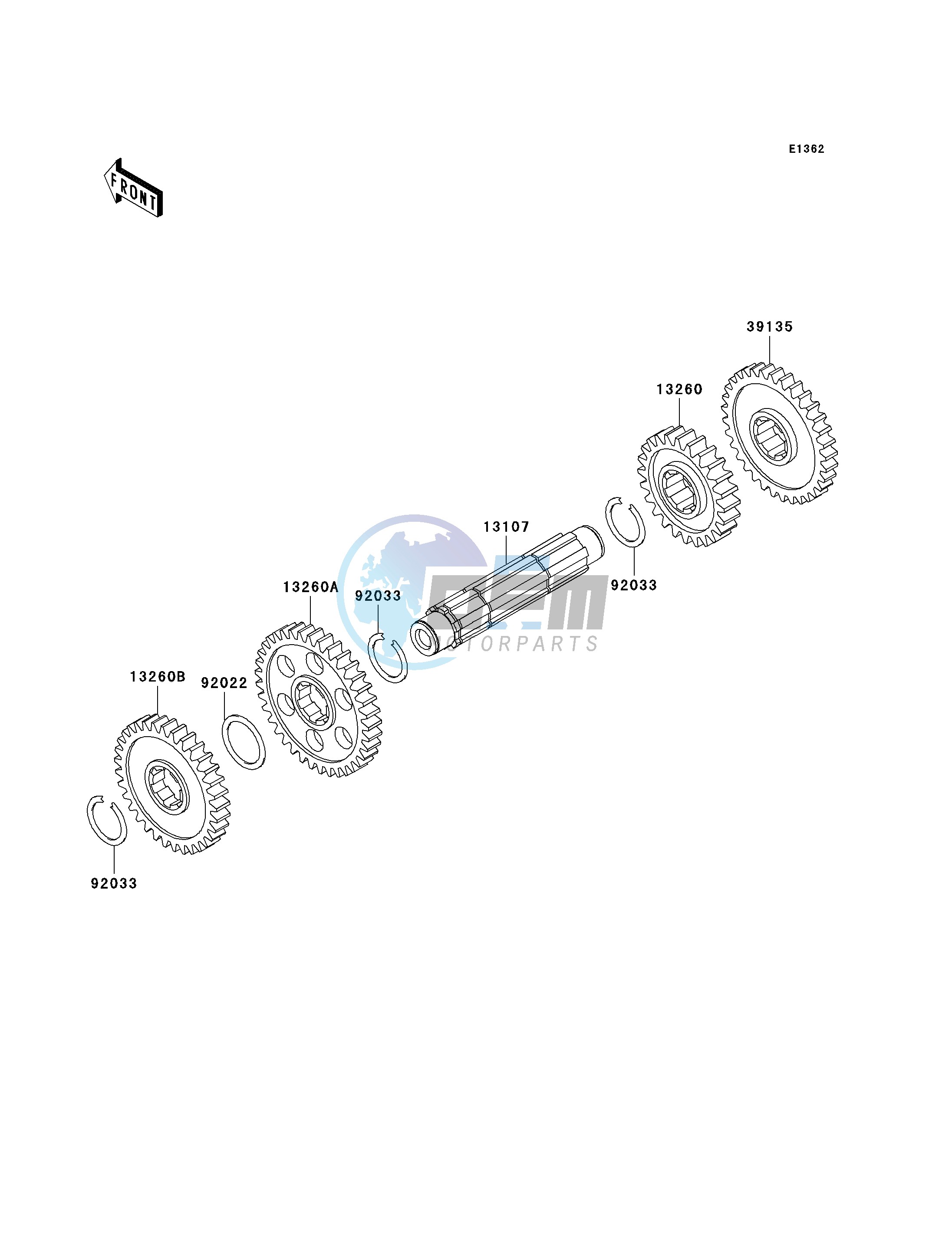 GEAR CHANGE DRUM_SHIFT FORK-- S- -