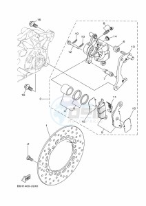 YP125RA XMAX 125 ABS (BGU2) drawing SEAT