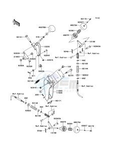 MULE_610_4X4 KAF400ADF EU drawing Shift Lever(s)