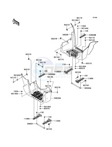 KVF750_4X4_EPS KVF750GDF EU drawing Footrests