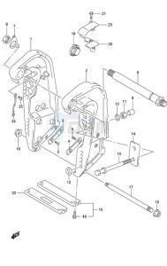 DF 200 drawing Clamp Bracket (Type: X)