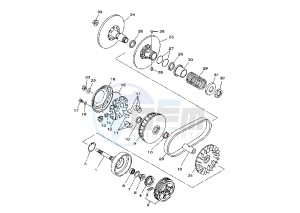 ATV 400 drawing CLUTCH