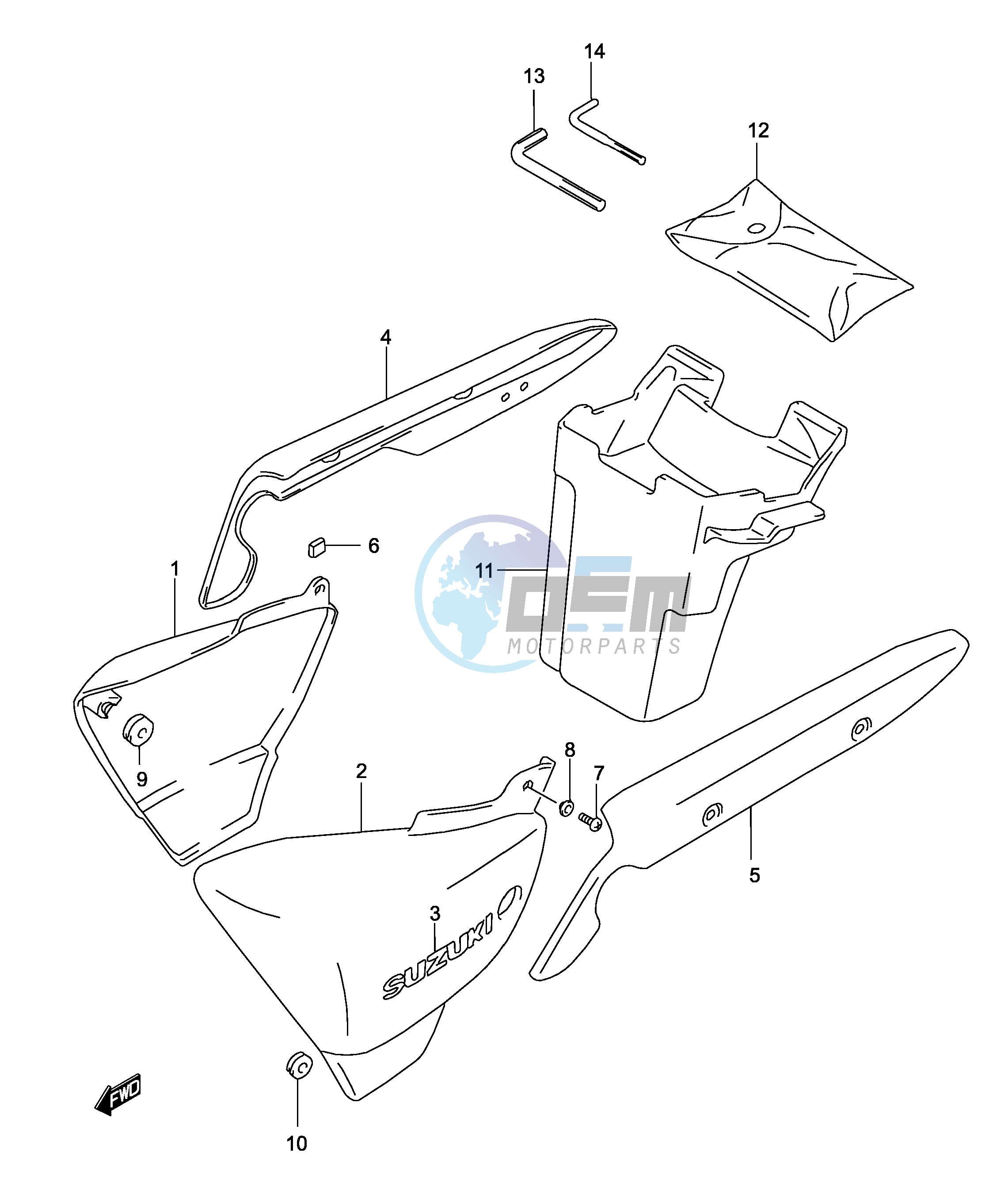 FRAME COVER (MODEL K3)