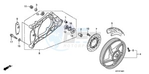 SH1259 Europe Direct - (ED) drawing REAR WHEEL/SWINGARM (SH1259/1509)