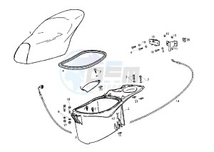 ATLANTIS O2 BULLET - 50 cc drawing SEAT