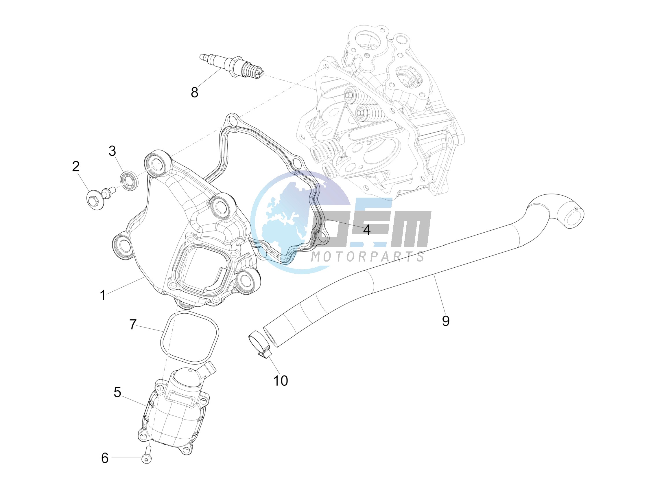 Cylinder head cover