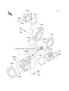 KAF 620 P [MULE 4000] (P9F-PAF) P9F drawing CYLINDER HEAD