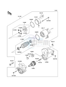 MULE_4010_DIESEL_4X4 KAF950FDF EU drawing Starter Motor