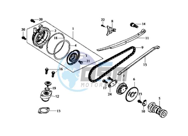 CYLINDER HEAD COVER / CAMSHAFT CHAIN