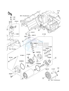 ZR 1200 A [ZRX1200R] (A4-A5) drawing STARTER MOTOR