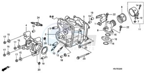 FES1259 France - (F / CMF 2F) drawing CYLINDER HEAD