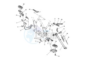 TT RE 600 drawing STAND-FOOTREST