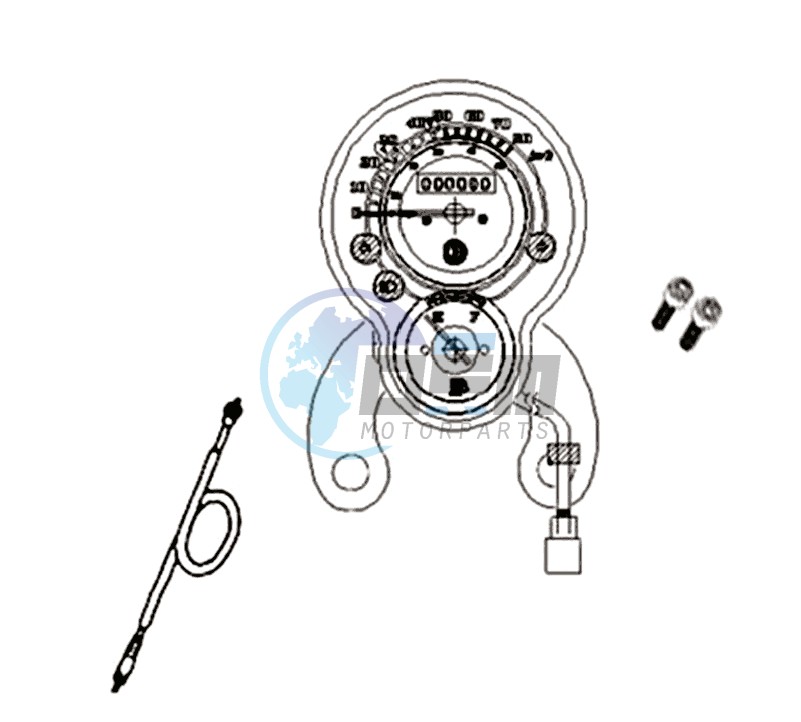 DASHBOARD / METER CABLE  / WIRE HARNESS