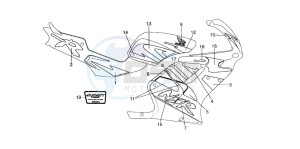 NSR125F drawing MARK (5)(RIGHT)