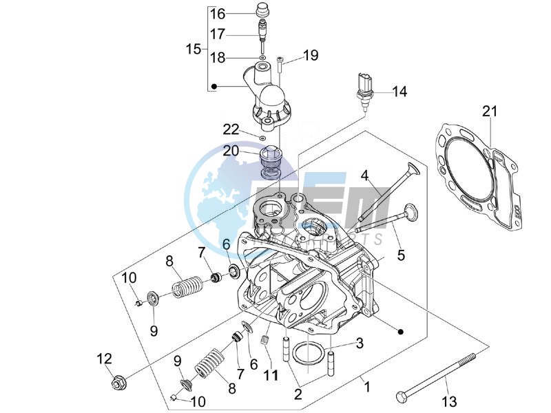 Head unit - Valve