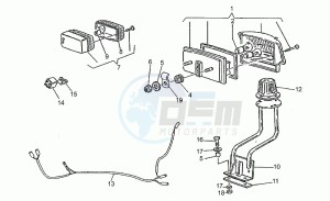 V 35 350 Carabinieri - PA Carabinieri/PA drawing Taillight