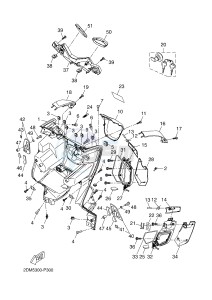 YP125RA (ABS) X-MAX 250 ABS (2DLB 2DLB 2DLB 2DLB) drawing LEG SHIELD