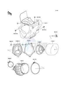 KX85 / KX85 II KX85A9F EU drawing Air Cleaner