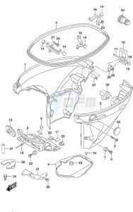 DF 25A drawing Side Cover Remote Control