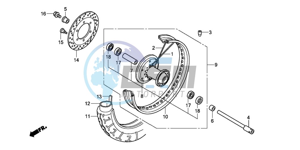 FRONT WHEEL