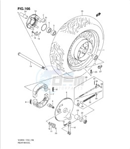 VL800 drawing REAR WHEEL (VL800CL1 E24)