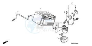 NT700VAA Europe Direct - (ED / ABS) drawing BATTERY