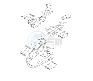 XJ6-S DIVERSION 600 drawing SIDE COVER 2