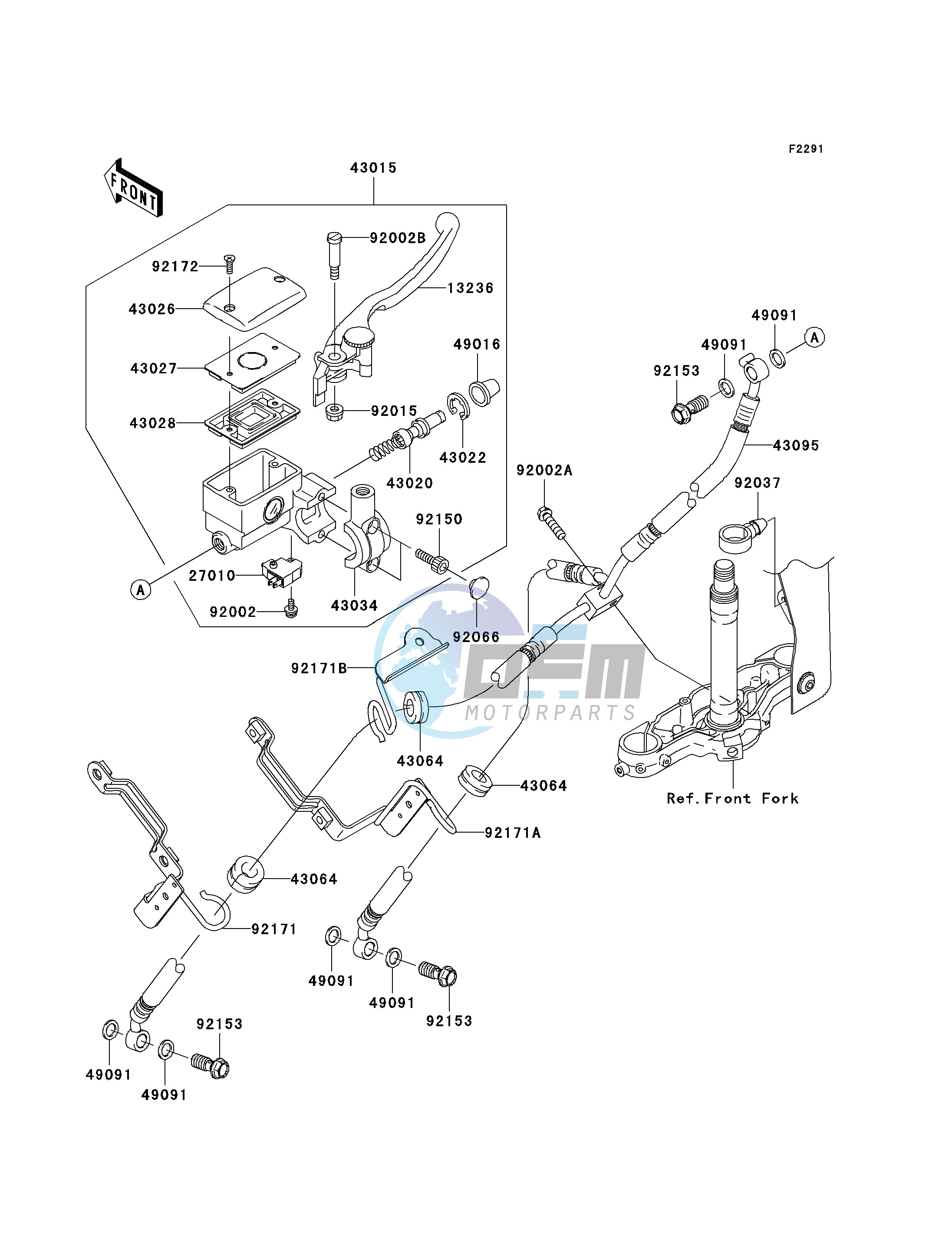 FRONT MASTER CYLINDER