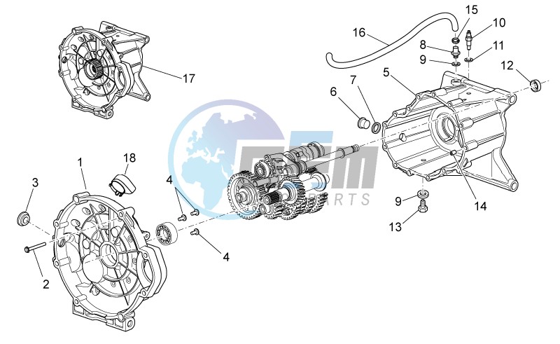 Transmission cage