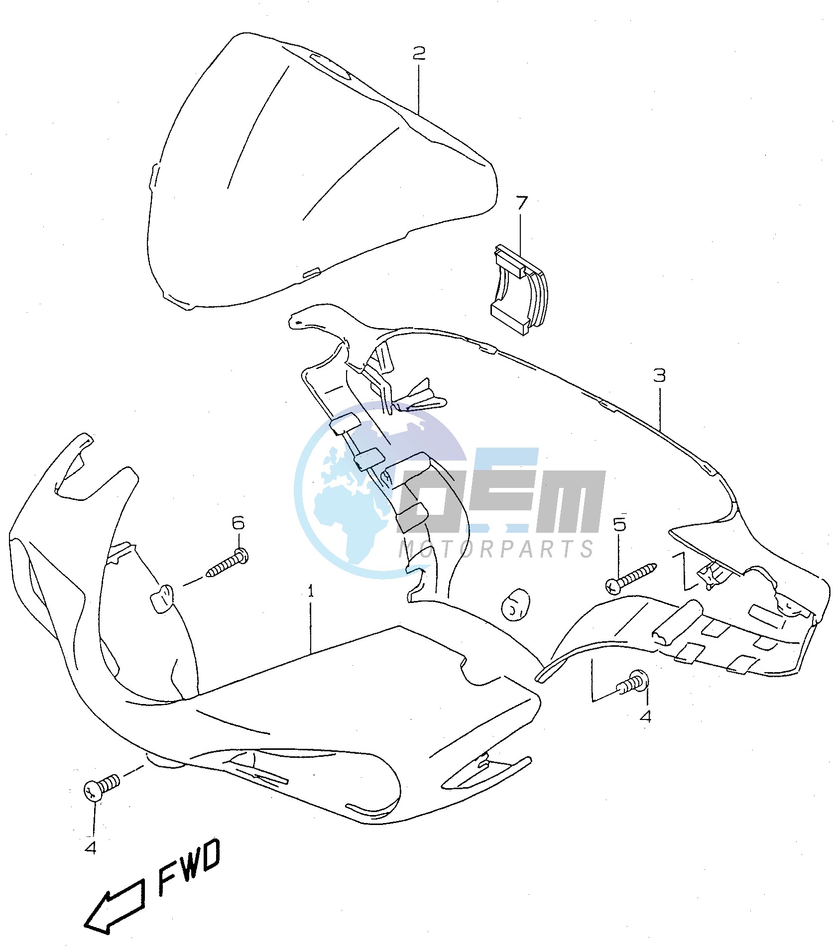 HANDLE COVER (model V W and model AY50 X)