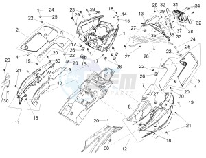 SHIVER 900 E4 ABS NAVI (NAFTA) drawing Rear body