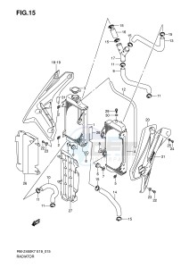 RM-Z450 (E19) drawing RADIATOR