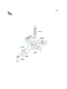 ZX 1200 B [NINJA ZX-12R] (B1-B4) [NINJA ZX-12R] drawing BRAKE PEDAL_TORQUE LINK