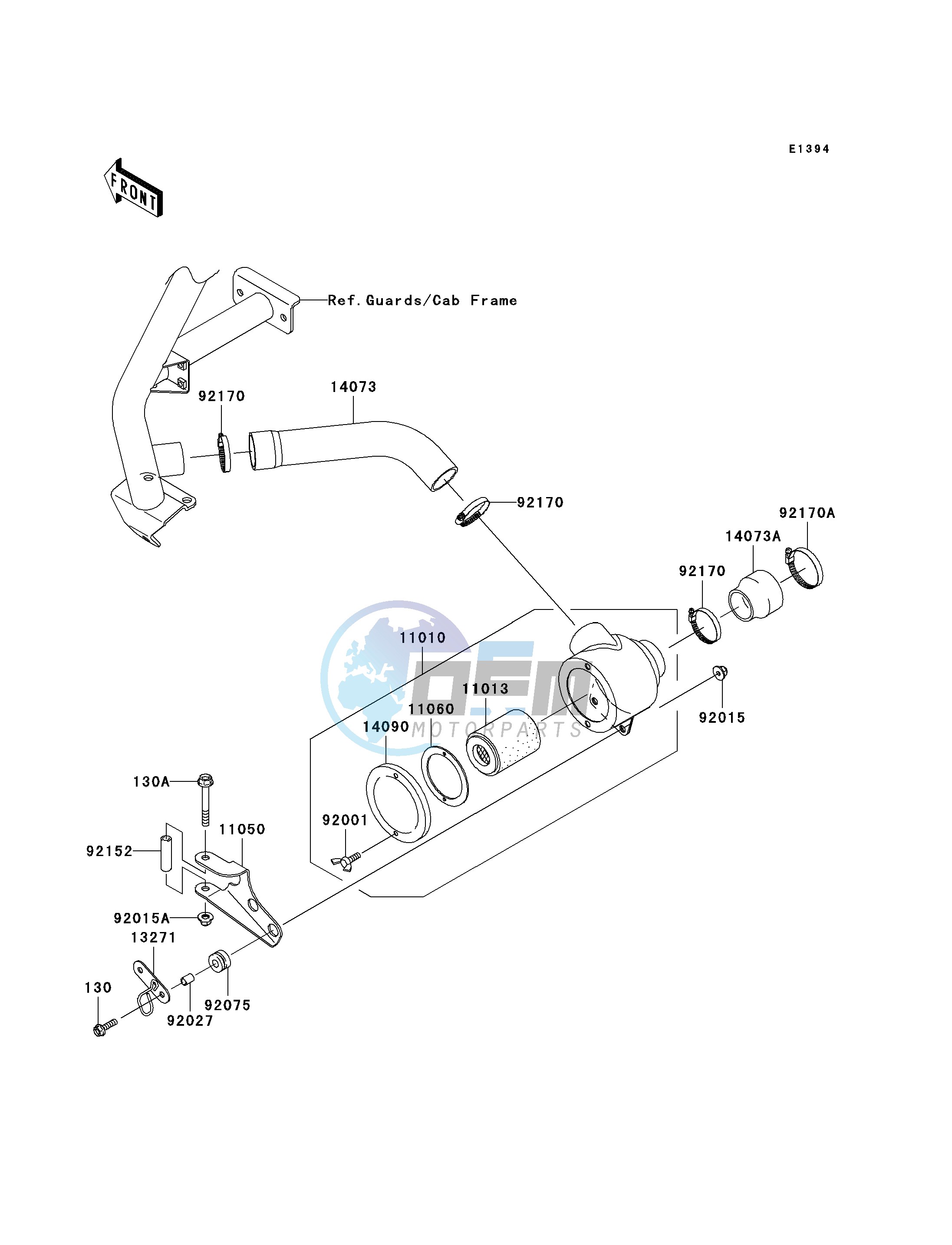 AIR CLEANER-BELT CONVERTER