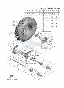 YXE850EBN YXE85WPBK (B0D1) drawing FRONT WHEEL 2