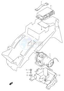 GSF1200 (E2) Bandit drawing HYDRAULIC UNIT (GSF1200SAV SAW SAX SAY)