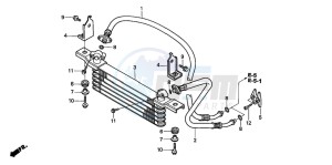 TRX450FM drawing OIL COOLER