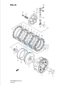 DR125SML0 drawing CLUTCH