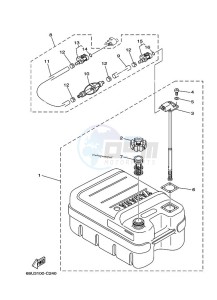 F25DMHL drawing FUEL-TANK-2