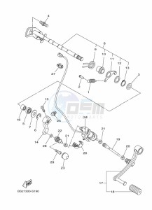 MT-09 MTN850-A (BS2T) drawing SHIFT SHAFT