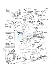 NINJA_ZX-6R ZX600P8F FR GB XX (EU ME A(FRICA) drawing Side Covers