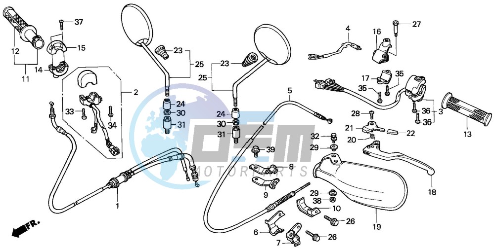 HANDLE LEVER/SWITCH/CABLE (2)